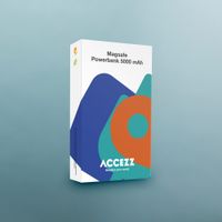 Accezz Kevlar Powerbank 5.000 mAh - MagSafe en Qi2 - Zwart