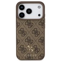 Guess 4G Metal Logo Backcover MagSafe Apple iPhone 17 Pro - Bruin