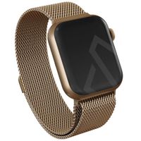 Burga Milanees bandje Apple Watch Series 1 t/m 10 / SE / Ultra (2) (44/45/46/49 mm) - Goud