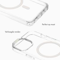 Selencia Rivièra MagSafe Backcover met afneembare haakjes Apple iPhone 15 - Transparant