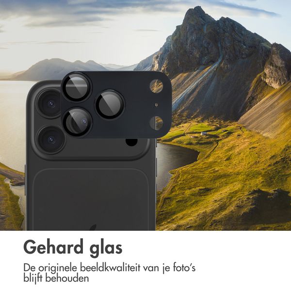 imoshion Camera Protector Glas 2 Pack voor de Apple iPhone 18 Pro - Black