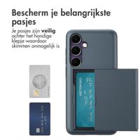 imoshion Backcover met pasjeshouder Samsung Galaxy S24 FE - Donkerblauw