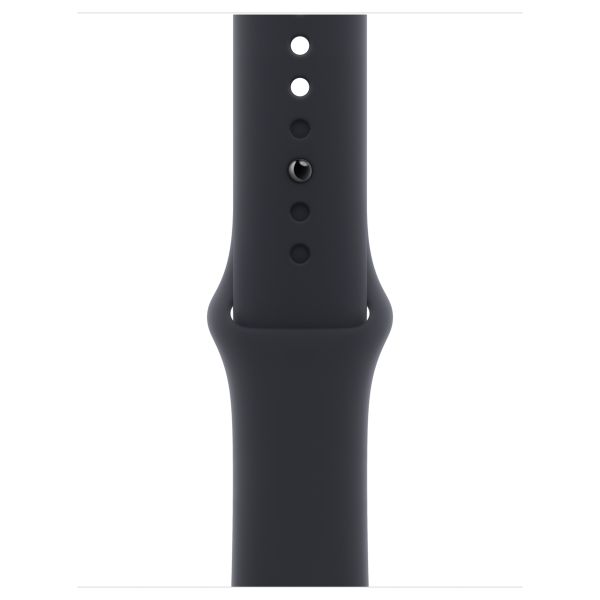 Apple Sport Band Apple Watch Series 1 t/m 9 / SE (38/40/41 mm) | Series 10 / 11 (42 mm) - Maat S/M - Midnight