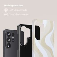 Selencia Vivid Back Cover Samsung Galaxy S26 Ultra - Desert Waves Beige