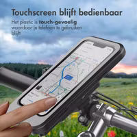 imoshion Telefoonhouder fiets met powerbank - spatwaterdicht - 5000 mAh - Zwart