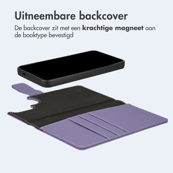 imoshion Uitneembare 2-in-1 Luxe Bookcase Samsung Galaxy S26 Ultra - Paars