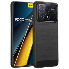 imoshion Brushed Backcover Xiaomi Poco X6 Pro - Zwart