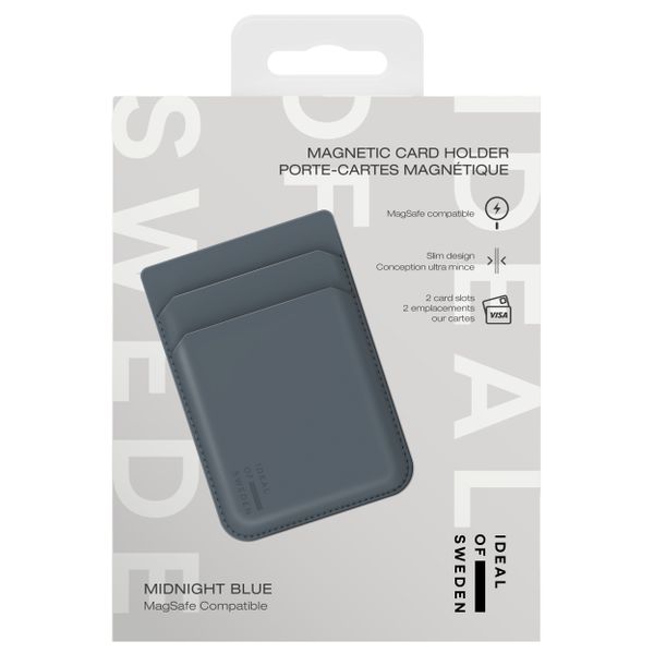 iDeal of Sweden MagSafe / Magnetic Card Holder - Midnight Blue