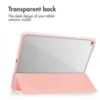 imoshion Trifold Hard Case Book Cover Apple iPad 9 (2021) 10.2 inch / iPad 8 (2020) 10.2 inch / iPad 7 (2019) 10.2 inch - Pink
