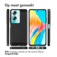 imoshion Brushed Backcover Oppo A79 - Zwart