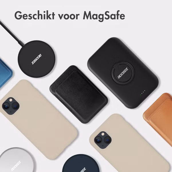 Accezz Liquid Silicone Backcover met MagSafe Samsung Galaxy S23 FE - Stone