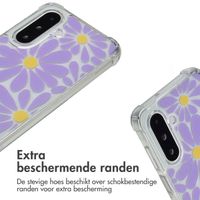 imoshion Design hoesje met koord Samsung Galaxy A26 - Tropical Violet Flowers Connect