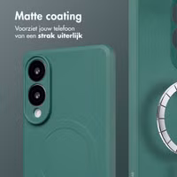 imoshion Color Backcover met MagSafe Samsung Galaxy S25 Edge - Donkergroen