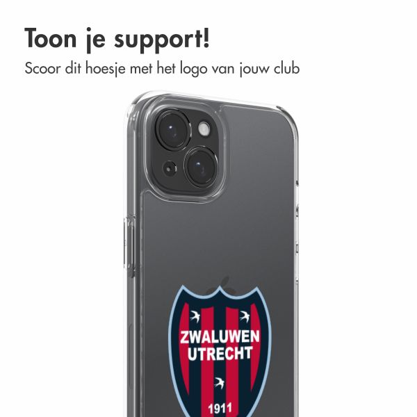 Clear Backcover Apple iPhone 15 - Zwaluwen Utrecht '11