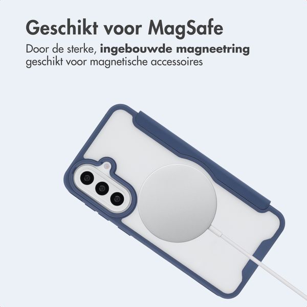 imoshion Transparante Bookcase met MagSafe Samsung Galaxy A57 (5G) - Blauw