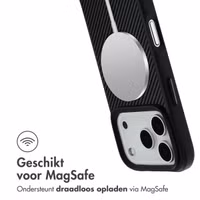 imoshion Rugged Hybrid Carbon Case met MagSafe Apple iPhone 17 Pro - Zwart