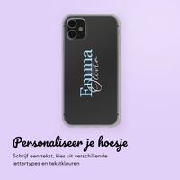 Gepersonaliseerd hoesje met naam iPhone 11 - Transparant