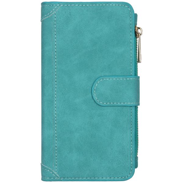 Luxe Portemonnee iPhone 12 (Pro) - Turquoise