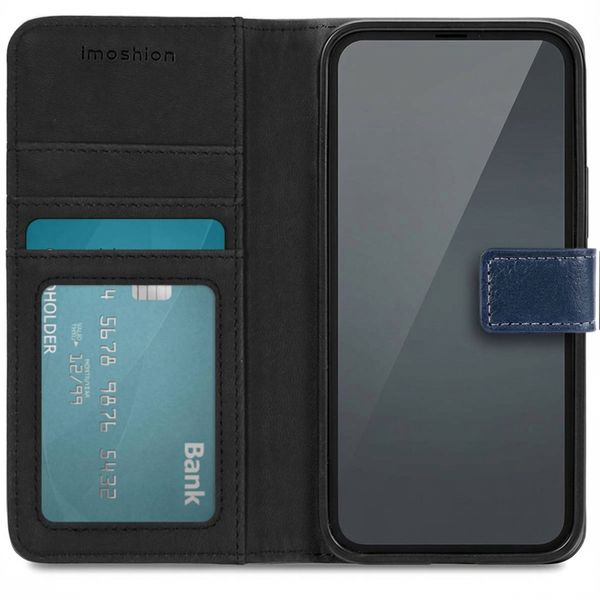 imoshion Luxury Bookcase Apple iPhone 13 Pro - Dark Blue