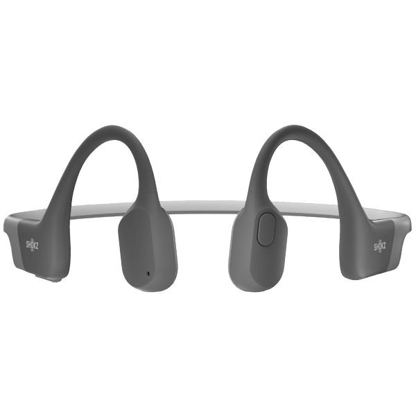 Shokz OpenRun - Standaard maat - Open-Ear draadloze oordopjes - Bone conduction - Grey