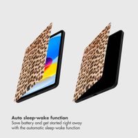Selencia Vivid Tablet Case Apple iPad 11 (2025) 11 inch A16 / iPad 10 (2022) 10.9 inch - Wild Leo