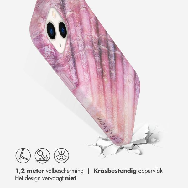 Selencia Aurora Fashion Backcover Apple iPhone 13 - Ocean Shell Purple