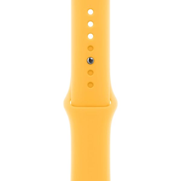 Apple Sport Band Apple Watch Series 1 t/m 11 / SE / Ultra (44/45/46/49 mm) - Maat S/M - Sunshine