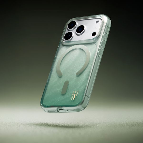 iDeal of Sweden Clear Case with MagSafe Apple iPhone 16 Pro Max - Sage Green