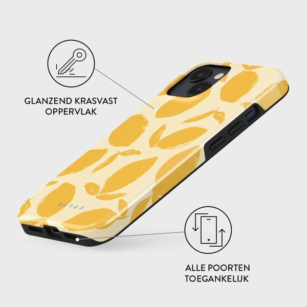 Burga Tough Backcover MagSafe Apple iPhone 15 - Lemon Tart