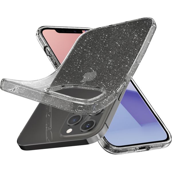 Spigen Liquid Crystal Backcover iPhone 12 (Pro) - Glitter