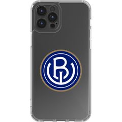 Clear Backcover Apple iPhone 12 (Pro) - ASV Blauw-Wit