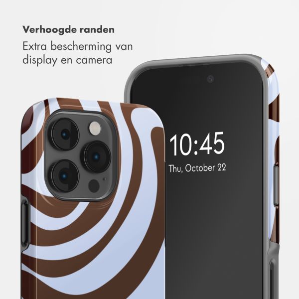 Selencia Vivid Backcover Apple iPhone 14 Pro - Dream Swirl Chocolate