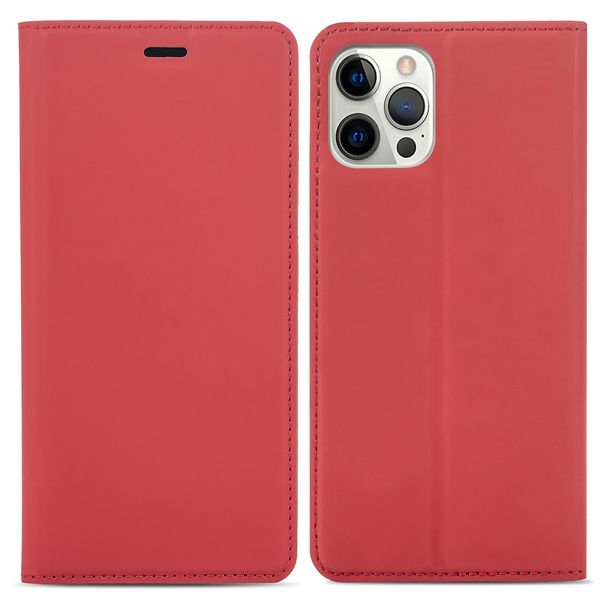 imoshion Slim Folio Bookcase Apple iPhone 12 (Pro) - Rood