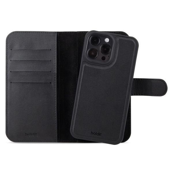 Holdit Wallet Case Magnet Plus iPhone 15 Pro Max - Zwart