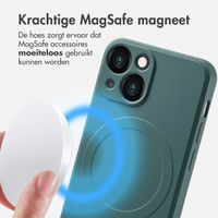 imoshion Color Backcover met MagSafe Apple iPhone 13 Mini - Donkergroen