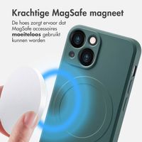 imoshion Color Backcover met MagSafe iPhone 13 Mini - Donkergroen