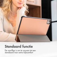 imoshion Trifold Bookcase Apple iPad Pro 12.9 (2018/2020/2021/2022) - Rosé Goud