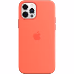 Apple Silicone Backcover MagSafe Apple iPhone 12 (Pro) - Pink Citrus