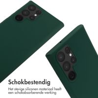 imoshion Siliconen hoesje met koord Samsung Galaxy S22 Ultra - Donkergroen