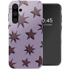 Selencia Vivid Backcover Samsung Galaxy A55 - Stars Plum Lilac