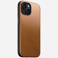 Nomad Modern Leather Case iPhone 15 - English Tan