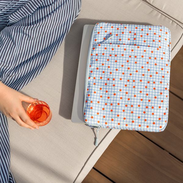 imoshion Design Laptophoes 13-14 inch - Laptopsleeve - Cherry Check