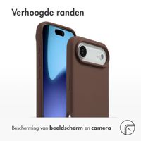 Accezz Liquid Silicone Backcover met MagSafe Apple iPhone Air - New Tea Brown