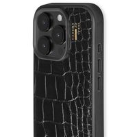 iDeal of Sweden Vegan Leather Backcover Apple iPhone 16 Pro - Black Croco
