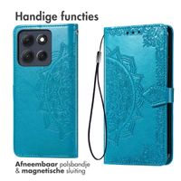 imoshion Mandala Bookcase Motorola Moto G86 - Turquoise