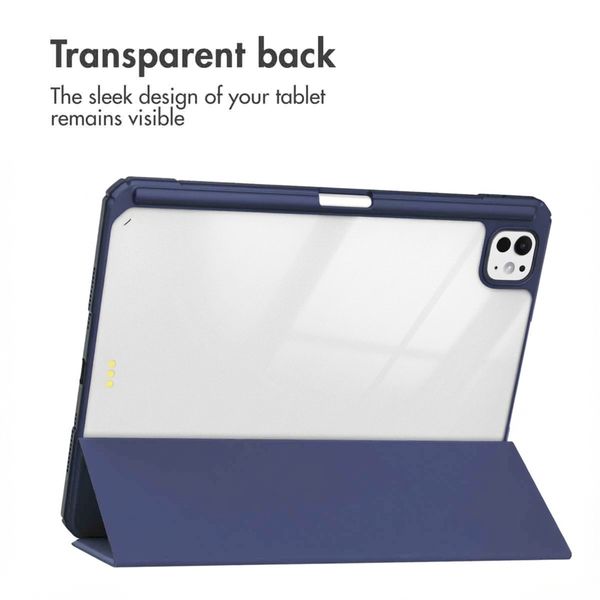 imoshion Trifold Hard Case Book Cover Apple iPad Pro 11 (2025) M5 / (2024) M4 - Dark Blue