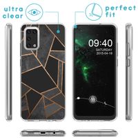 imoshion Design hoesje Samsung Galaxy A02s - Grafisch Koper / Zwart