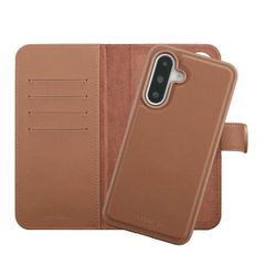Selencia Olyn Uitneembare Bookcase met MagSafe Samsung Galaxy A36 - Bruin