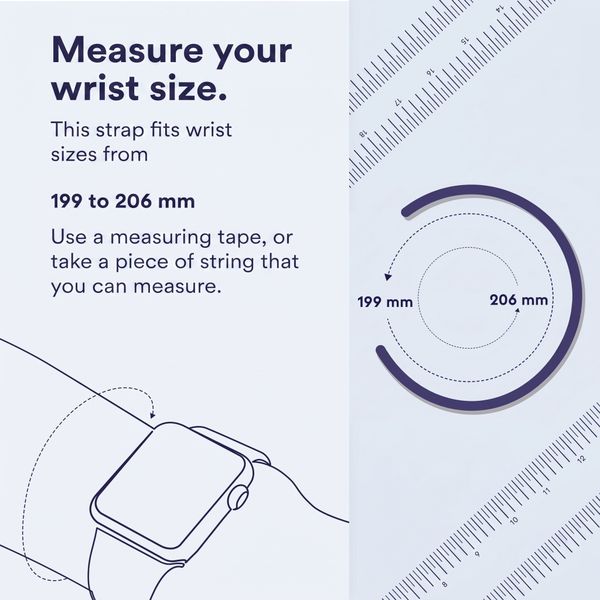 Apple Braided Solo Loop Apple Watch | 44/45/46/49 mm - Size 12 - Purple Fog