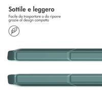 imoshion Trifold Hardcase Bookcase Samsung Galaxy Tab S9 11.0 inch - Groen